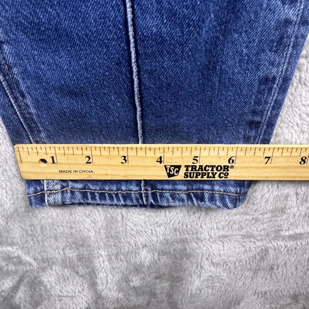 American Eagle Super High-Rise Ankle Straight Blue Seam Front 6 Reg Selvedge - Picture 8 of 13